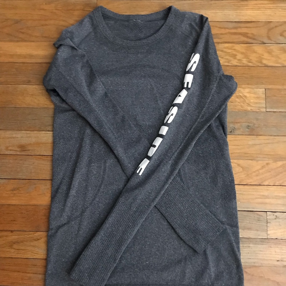 Lululemon Swiftly Tech Long Sleeve - Charcoal - 8
